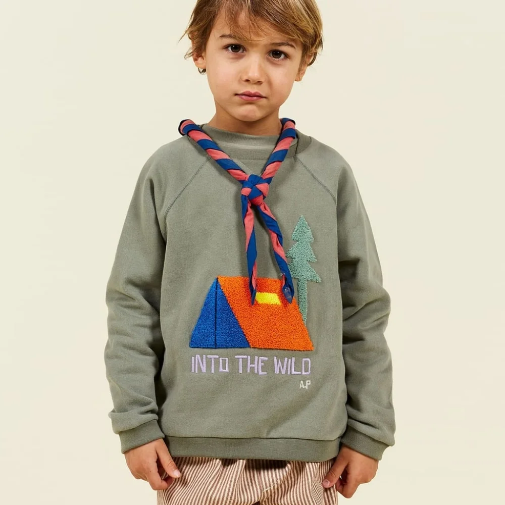 Arsène‎ & Les Pipelettes | Arket Olive Green Sweatshirt